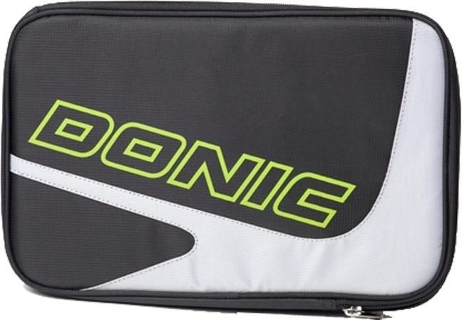 Square Double Racket Cover Black