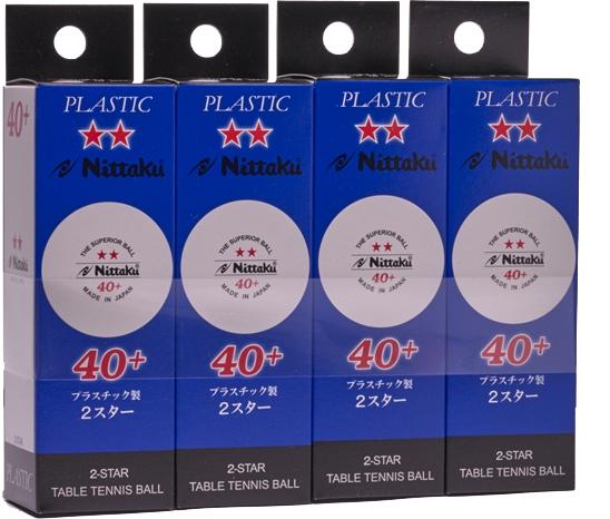 Nittaku 2-Star Superior Poly Balls - Pack of 12